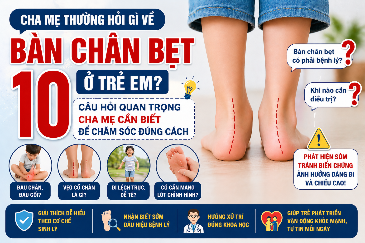 NHỮNG CÂU HỎI CHA MẸ QUAN TÂM VỀ BÀN CHÂN BET?